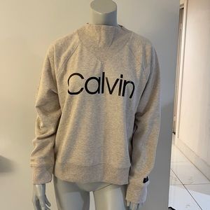 Calvin Klein, gray sweater, L, brand new